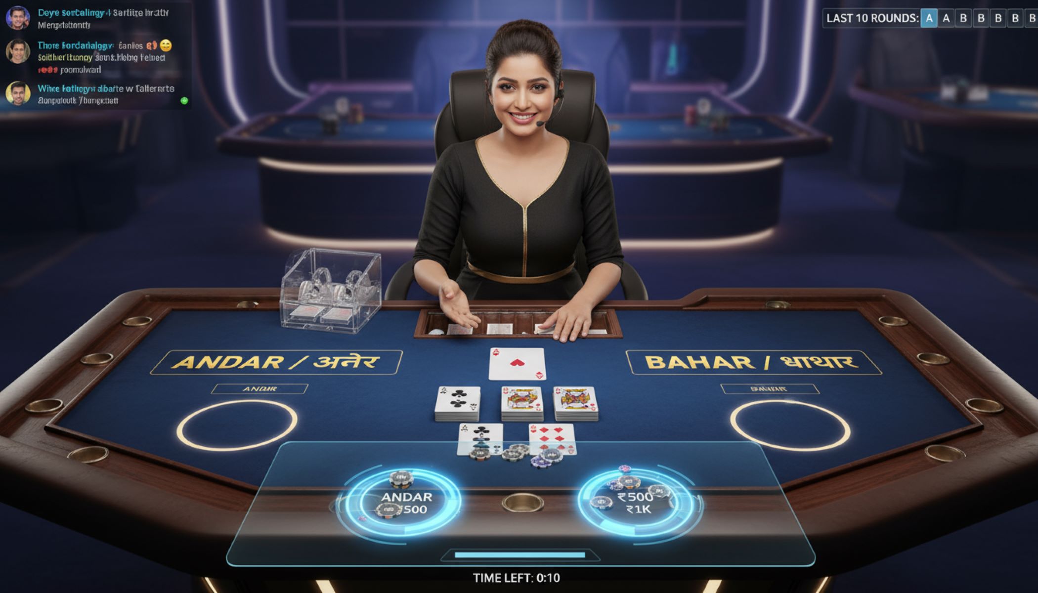 How to play live Andar Bahar online